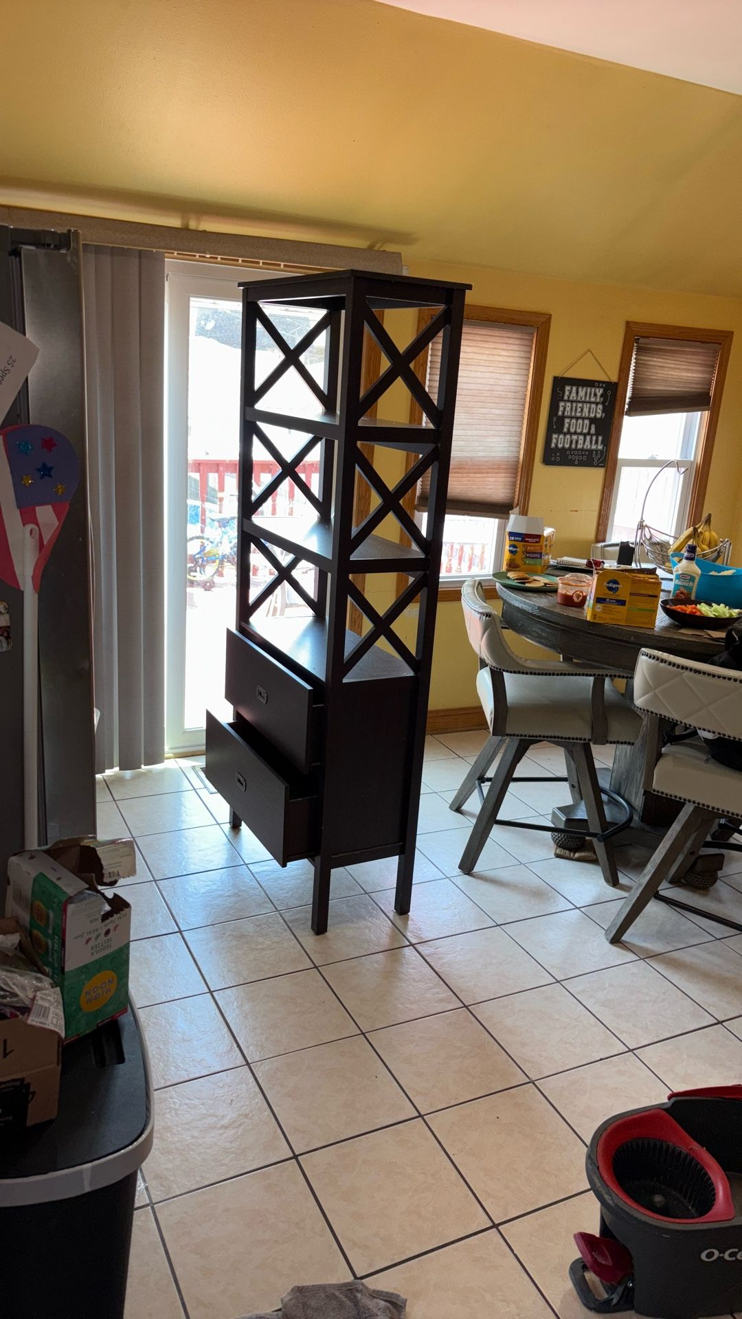 Shelving Unit/Bookshelf With 2 Drawers 