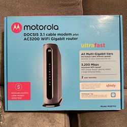Motorola Cable Moden WiFi Router