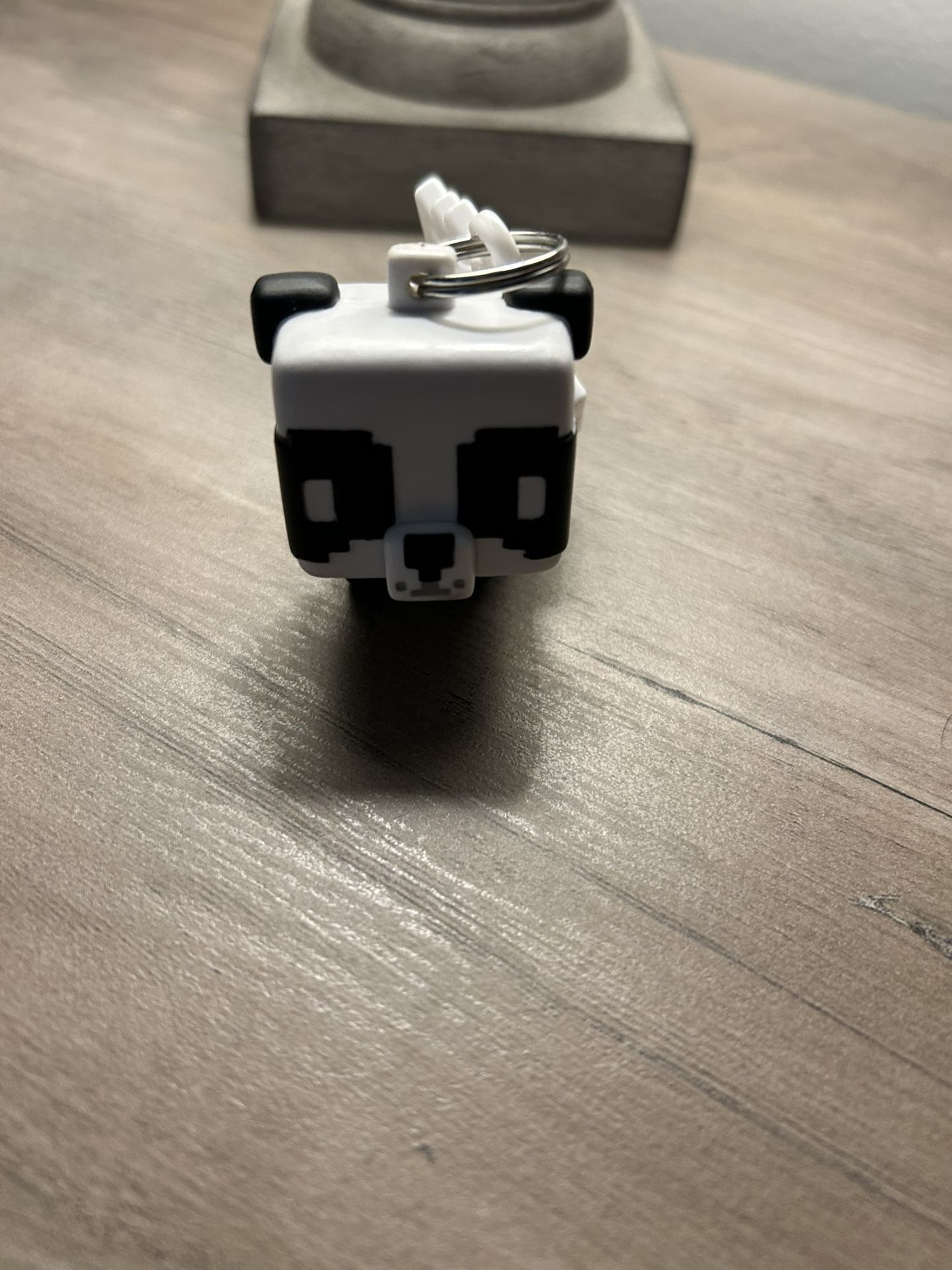 Black and white Minecraft panda backpack buddy