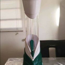 Drink Tower Dispenser with Ice Tube and LED Light