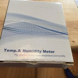 temp and humidity meter