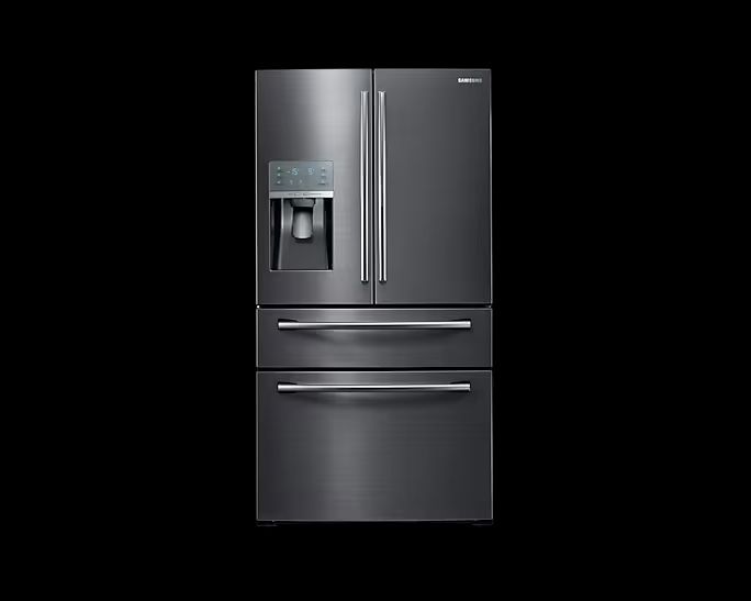 USED MAKE OFFER (new $1800) RF28JBEDBSG French Door with Black Stainless CMF, 27.8 cu.ft