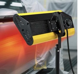 2000W Infrared Paint Curing Lamp, Adjustable Tripod Stand Up To 6 Ft