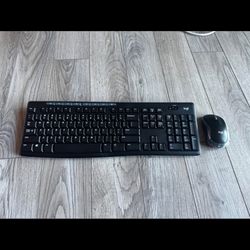 Logitech  Black Wireless Keyboard 