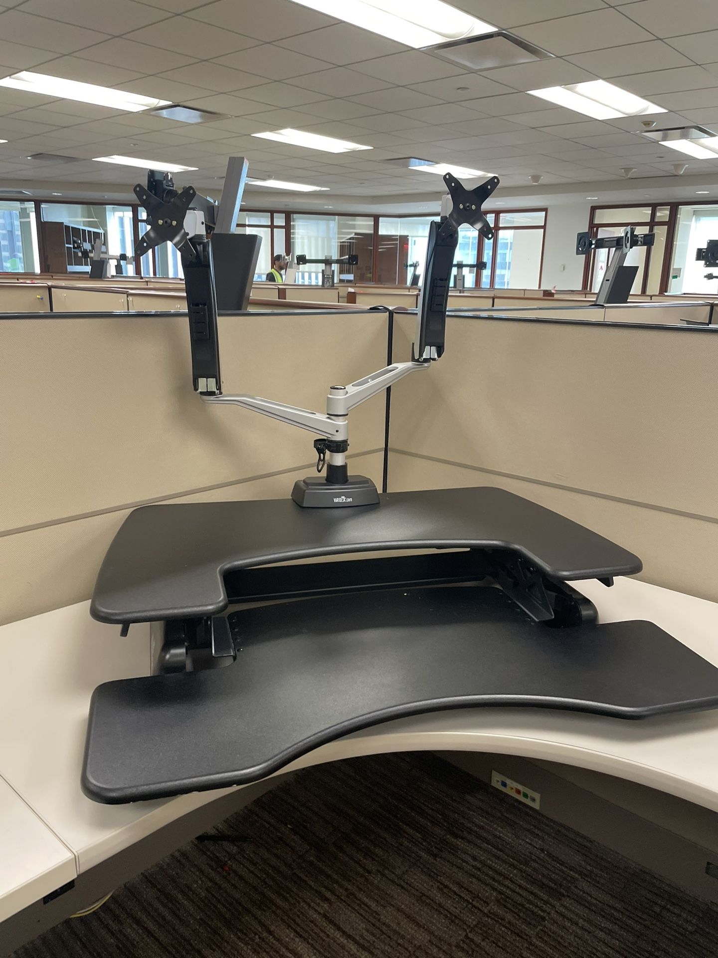 Varidesk Dual Monitor Arms