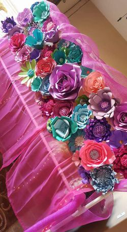 Paper flowers