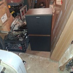 2 Vintage Sony 12inch 3way House Subwoofers