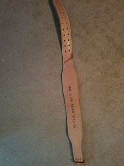 Large Golds gym weight belt