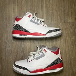 Jordan 3 Fire Red 