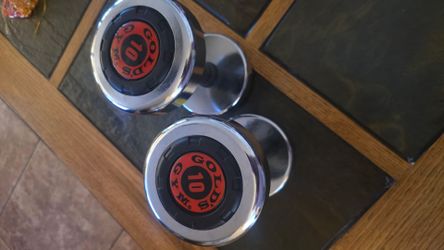 Vintage barbells in excellent condition