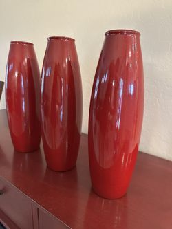 Red Vases