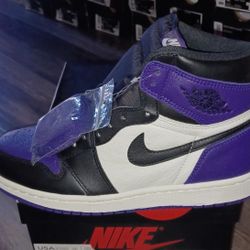 Jordan 1 Court Purple