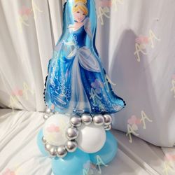 Cinderella Balloons Centerpieces 