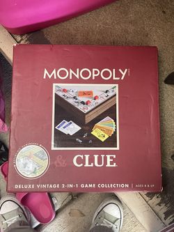 Monopoly And Clue 2 In 1