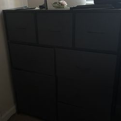 Two fabric dressers