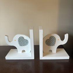 Elephant Bookends 
