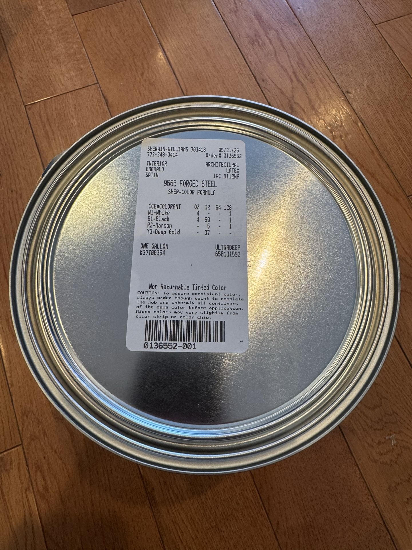 Sherwin Williams Forged Steel Paint
