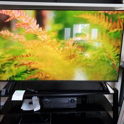Sony TV, Stand And Matching Cabinet