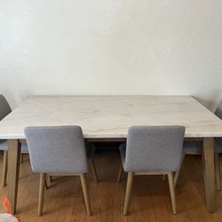 Marble Dining set 