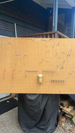 Pegboard for Tool Storage