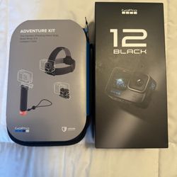 BRAND NEW GoPro 12 Black and Adventure Kit