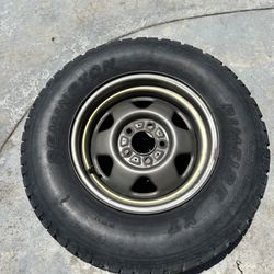 Jeep Wrangler YJ TJ Oem Spare Wheel Bronze 5x4.5 