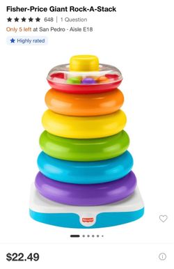 Fisher-Price Giant Rock-A-Stack Rings