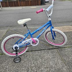 Kids Bike Huffy Seastar 20", Foot Brakes, 4-10 Years, Like New. Whis Halmet