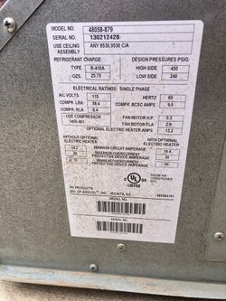 Coleman 15000 btu RV Ac