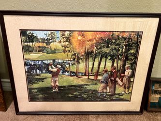 Golf wall art