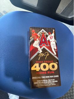 Mike Trout 400 home run bobble head