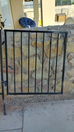 Gate, Iron, black