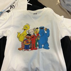 Kaws Uniqlo Sesame Street Group Tee