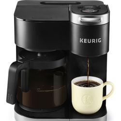 BRAND NEW Keurig K-Duo Single Serve K-Cup Pod & Carafe Coffee Maker, with Multiple Brew Sizes, 60oz Removable Reservoir, Programmable Auto Brew Carafe