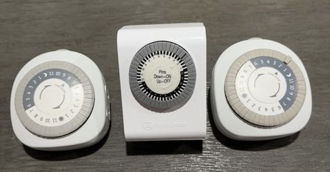 Timer For Christmas Lights - Set of 3 For $5