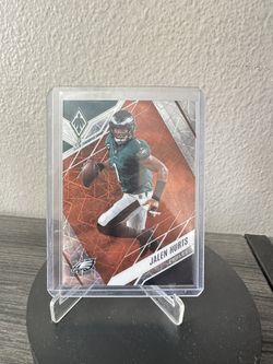 2022 Phoenix Football Jalen Hurts Orange Lazer /75