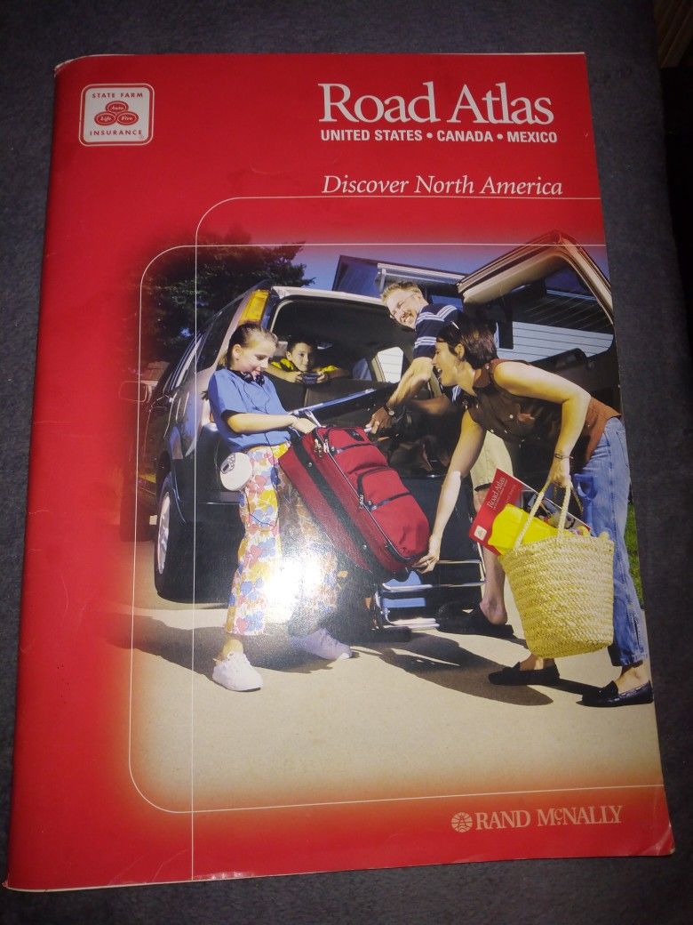 Vintage Road Atlas - Rand McNally. (2001) Map Book.