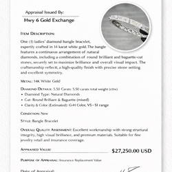 5.5 Baguette And Round Earth Mind 22.5 G