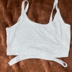 Grey Spaghetti Strap 