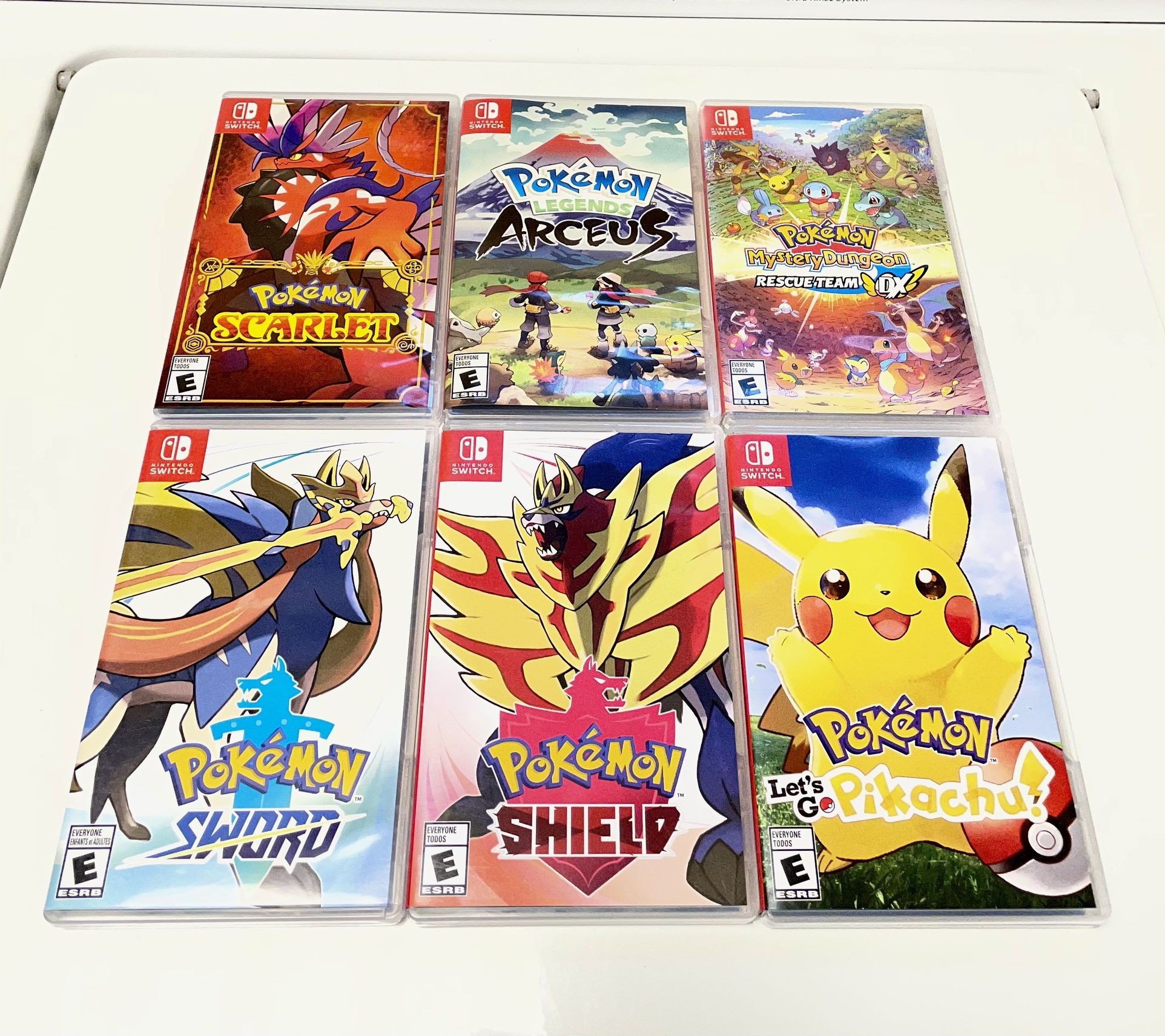 $40-$45 EACH Nintendo Switch video game console games for Original Lite OLED 2 Pokemon Scarlet Shield Sword