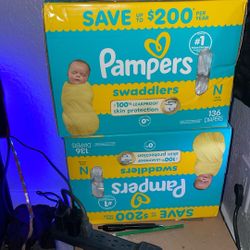 Variety Newborn And 1 diaper bundle