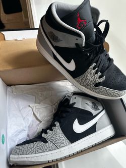 Nike Air Jordan 1 Mid SE 'Elephant Toe size 10.5