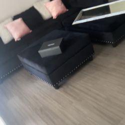 Sectional With Ottoman 