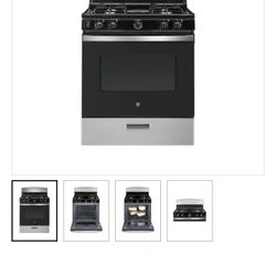 GE® 30" Stainless Steel Freestanding Gas Rang