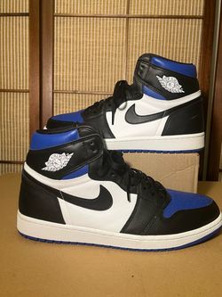 Air Jordan 1 Retro High OG “Royal Toe” Size 12.5 Men’s 14 Women’s 9/10 Condition