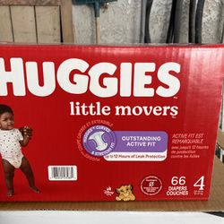 HUGGIES   SIZE  4     66     pañales