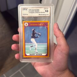 1990 Barry Bonds #7 Collegiate Rookie Card