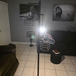 Standing Lamp With Hanging Lights