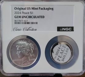 2024 Peace Dollar NGC Gem Uncirculated