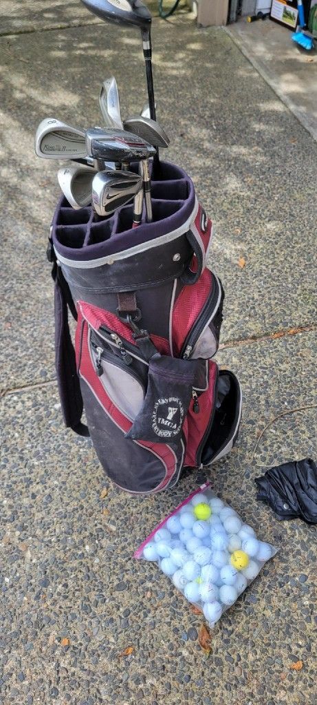 Golf Clubs And Bag